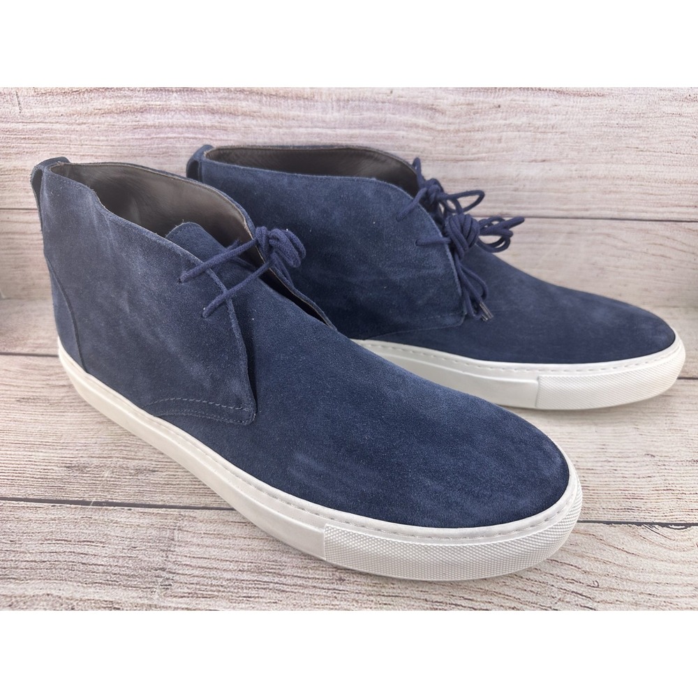 To Boot New York Adam Derrick Woodrow Navy Blue Suede Men's Casual Shoes Size 12